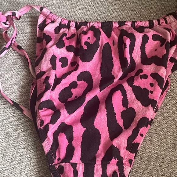 Dolce & Gabbana Pink and Black Leopard Bikini - Picture 5 of 5